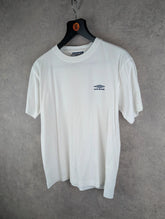 Umbro T-Shirt Mens Small S White Vintage 90s Short Sleeve